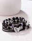 Paparazzi ♥ Optimistic Opulence - Black ♥ Bracelet