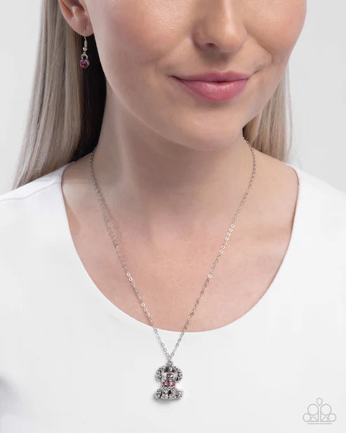Paparazzi ♥ Poodle Pizzazz - Pink ♥ Necklace