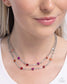 Paparazzi ♥ Courting Closeness - Red ♥ Necklace