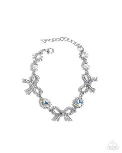 Paparazzi ♥ Coquette Caliber - White ♥ Bracelet