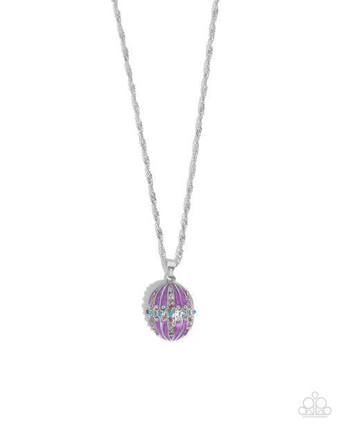Paparazzi ♥ Fabergé Flair - Purple ♥ Necklace
