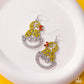 Paparazzi ♥ Chick Couture - Yellow ♥ Earrings