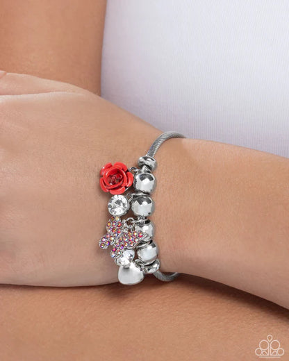 Paparazzi ♥ Windblown Whimsy - Red ♥ Bracelet