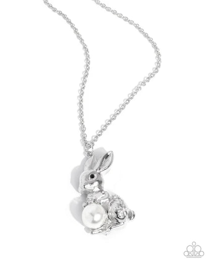 Paparazzi ♥ Easter Bunny - White ♥ Necklace