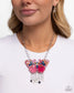 Paparazzi ♥ Mayoral Monarch - Pink ♥ Necklace