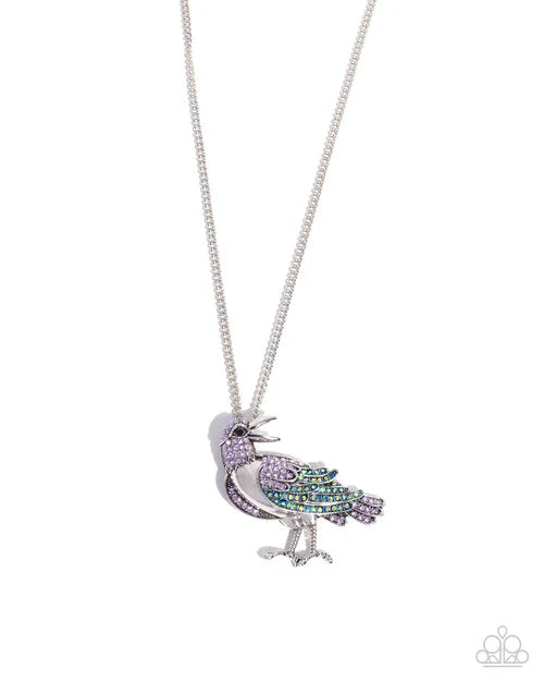Paparazzi ♥ Radiant Raven - Purple ♥ Necklace