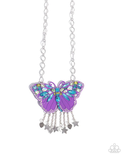 Paparazzi ♥ Mayoral Monarch - Purple ♥ Necklace