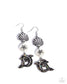 Paparazzi ♥ Delightful Dolphin - White ♥ Earrings