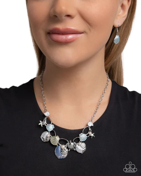 Paparazzi ♥ Oceanic Octave - Blue ♥ Necklace
