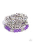 Paparazzi ♥ Poetically Plush - Purple ♥ Bracelet