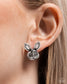 Paparazzi ♥ Bodacious Bunny - Silver ♥ Post Earrings