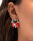 Paparazzi ♥ Lavish Ladybug - Red ♥ Post Earrings
