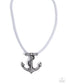 Paparazzi ♥ Anchored Allure - White ♥ Necklace