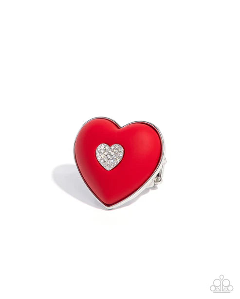 Paparazzi ♥ As Long As Youre Mine - Red ♥ Ring