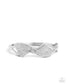 Paparazzi ♥ Blissful Bow - White ♥ Bracelet