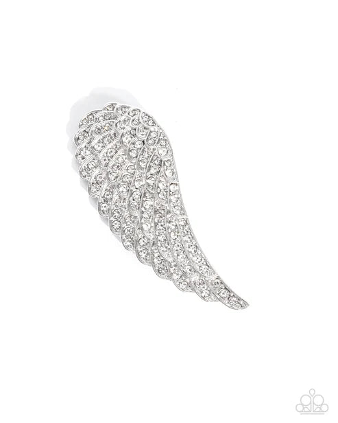 Paparazzi ♥ Angelic Affection - White ♥ Brooch