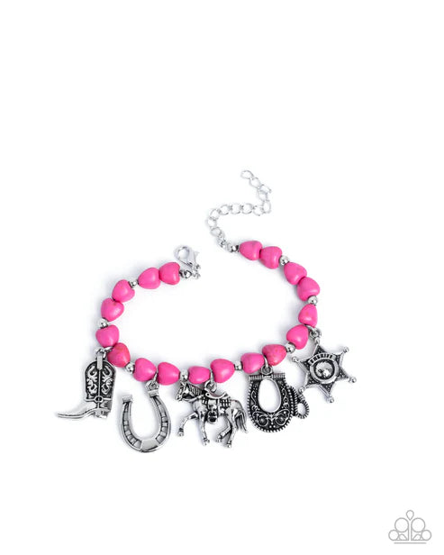 Paparazzi ♥ Cowboy Chorus - Pink ♥ Bracelet