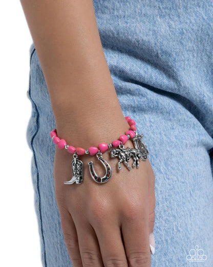 Paparazzi ♥ Cowboy Chorus - Pink ♥ Bracelet