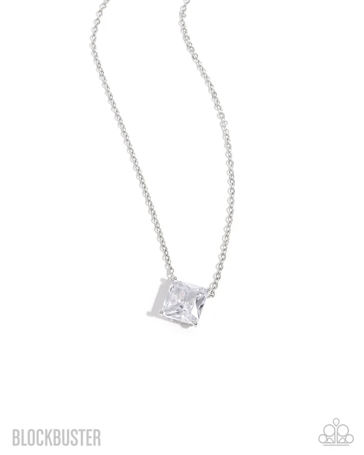 Paparazzi ♥ Enjoy the GLOW - White ♥ Necklace