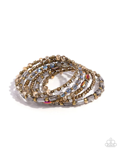 Paparazzi ♥ Timeless Tango - Brass ♥ Bracelet