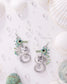Paparazzi ♥ Sea Horse Shimmer - Green ♥ Earrings