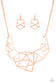 Paparazzi ♥ World Shattering - Copper ♥ Necklace