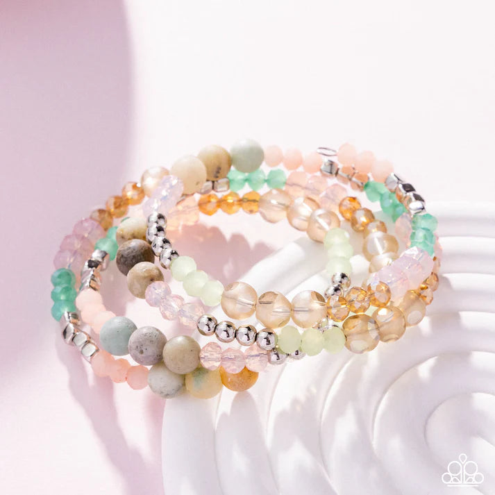 Paparazzi ♥ Defaced Delight - Multi  ♥ Bracelet