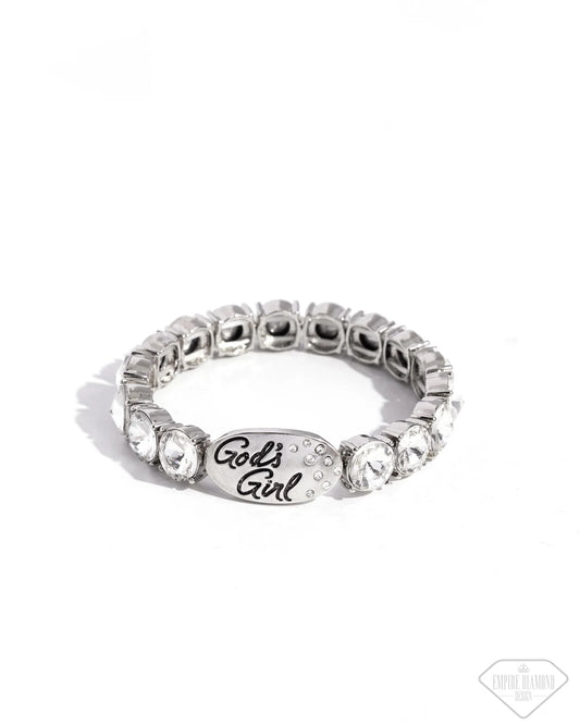 Paparazzi ♥ God's Grace - White ♥ Bracelet