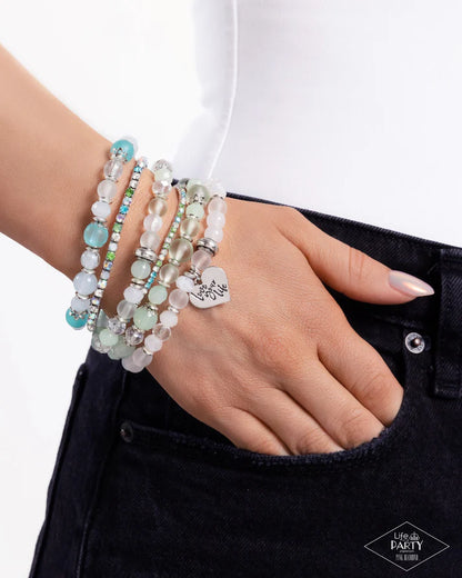 Paparazzi ♥ Optimistic Opulence - Multi ♥ Bracelet