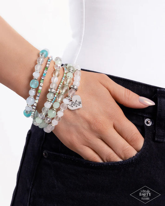 Paparazzi ♥ Optimistic Opulence - Multi ♥ Bracelet
