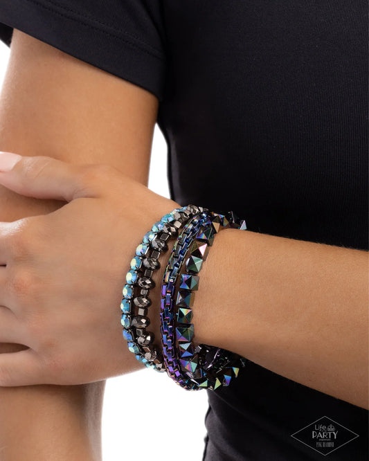 Paparazzi ♥ Punk Pattern - Multi ♥ Bracelet