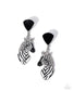 Paparazzi ♥ Zebra Zoo - Black♥ Earrings